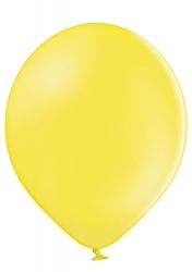 Yellow latex party balloons - 1 pc