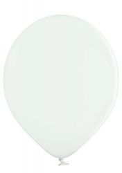White latex party balloons standard size - 1 pc
