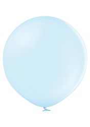 Бледо Бебешко син балон размер B150 - 17"  Голям балон подходящ за органични арки  43 см. 449