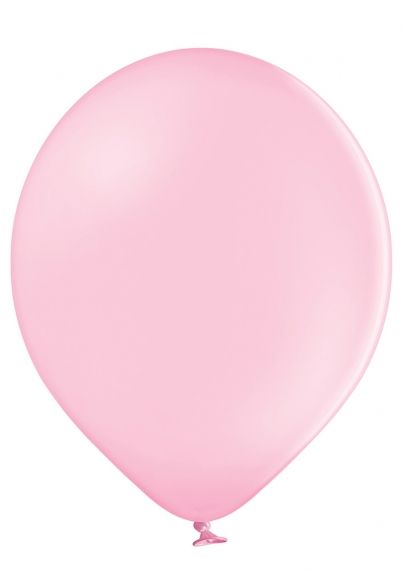 Бебешко розови латексови парти балони стандартен размер - опаковка от 10 бр. 004