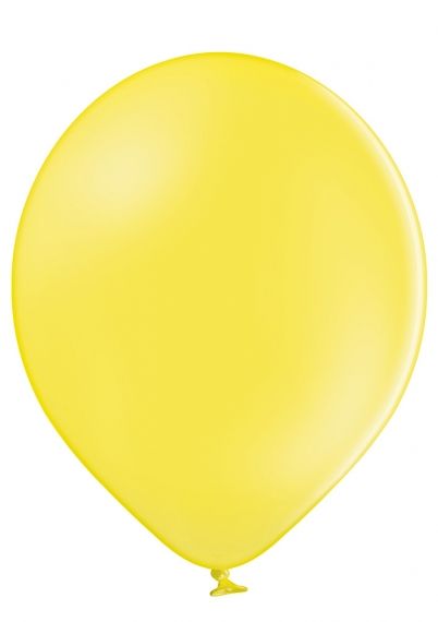 Yellow latex party balloons - 10 pcs.