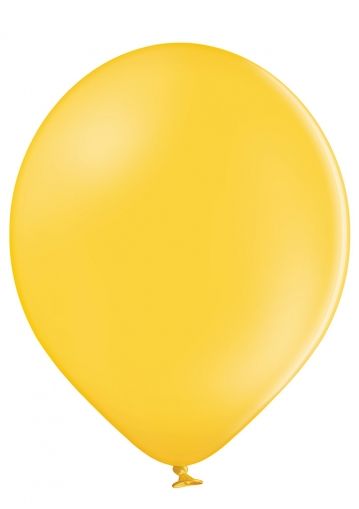 Наситено жълти латексови парти балони стандартен размер - опаковка от 10 бр. 117