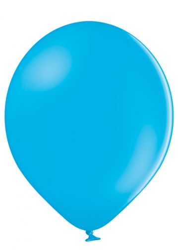 Cyan latex party balloons  standart size - pack of 50 pcs