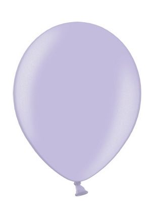 Purple latex party balloons standard size metallic type - pack of 10 pcs.