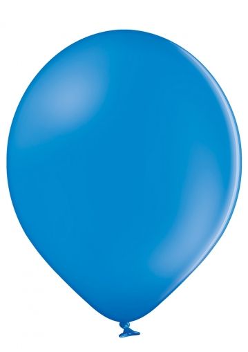 Сини латексови парти балони стандартен размер - опаковка от 10 бр. 012