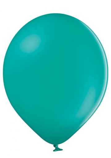 Тюркоазени парти балони стандартен размер - опаковка от 50 бр. 013