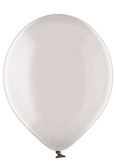 Кристално прозрачен балон със сив цвят - опаковка от 100 бр. 040