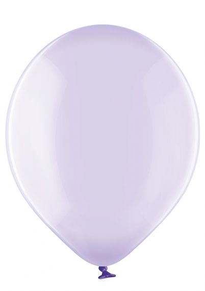 Кристално прозрачен балон със лилав цвят - опаковка от 50 бр. 043