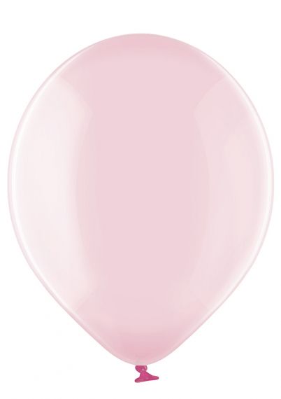 Кристално прозрачен балон със розов цвят - опаковка от 50 бр. 044