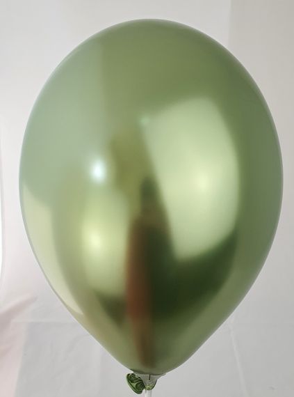 Хром Латексов балон Тревно зелен - опаковка от 100 бр. 608