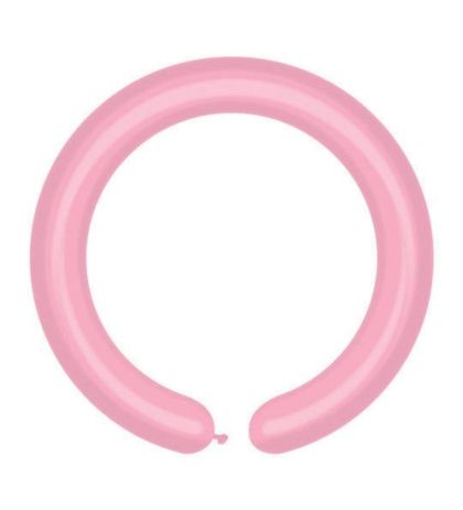 Моделиращи балони с розов цвят - опаковка от 100 броя