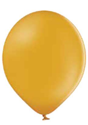 Медено жълто латексови парти балони голям размер - опаковка от 50 бр. 491
