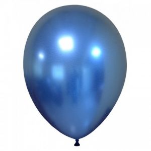 Chrome latex balloon blueв