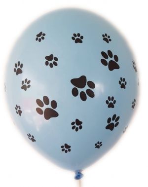 Парти балони с печат "Лапички" опаковка от 10 бр