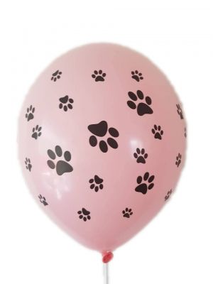 Party balloons with "Paws" seal, package of 10 pcs
