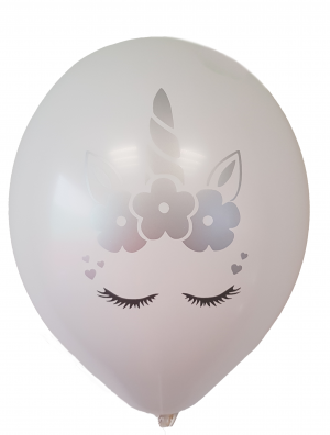 Party balloon with "Unicorn" seal - package of 10 pcs.