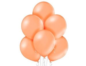 Rose gold latex party balloons standard size metallic type - pack of 10 pcs.