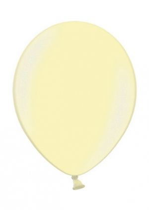 Лимон латексови парти балони стандартен размер тип металик - опаковка от 50 бр. 072