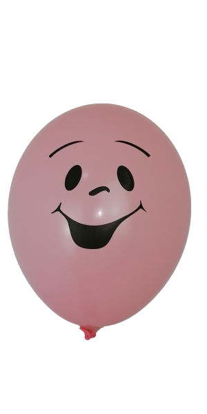 Пастелен балон с печат Усмивка