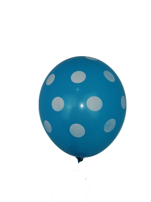 Парти балони с печат "Полка точки" опаковка от 10 броя