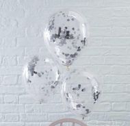 Конфети за пълнене на балони сребърен цвят