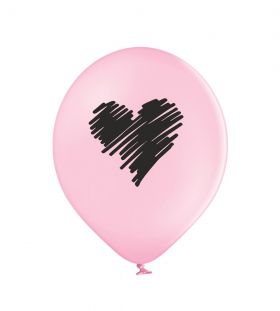 Отпечатване на балон с послание за празника на влюбените