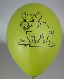 Балон с печат на тема Ферма -  1 бр. 
