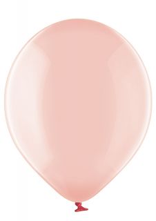 Кристално прозрачен балон със червен цвят - опаковка от 100 бр. 041