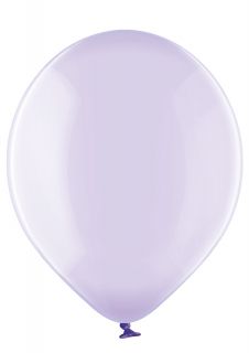 Кристално прозрачен балон със лилав цвят - опаковка от 100 бр. 043
