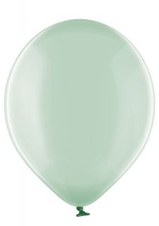 Кристално прозрачен балон със зелен цвят - опаковка от 100 бр. 045