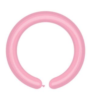 Моделиращи балони с розов цвят - опаковка от 100 броя