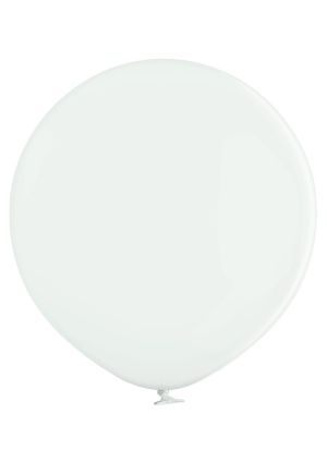 White balloon size B150 - 17" Large balloon suitable for organic arches